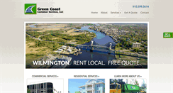 Desktop Screenshot of greencoastcontainer.com